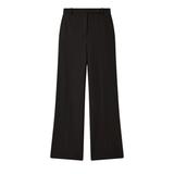 Yukio Black Gabardine Stretch Trousers