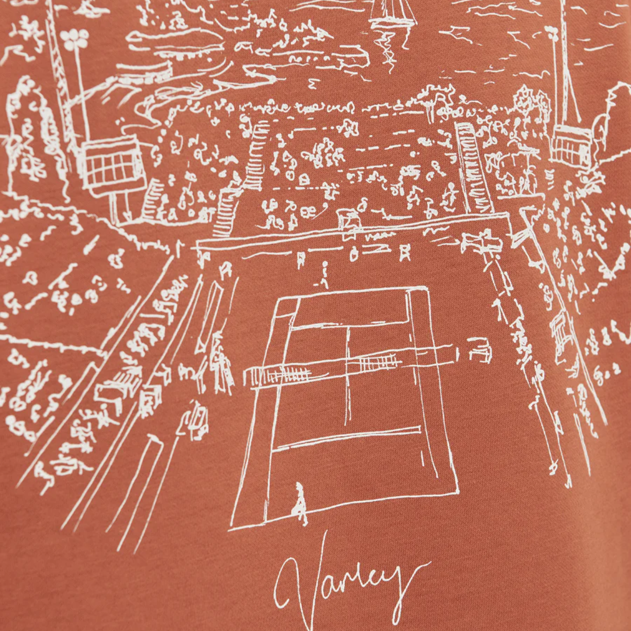 Regan Branded Tee Terracotta