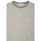 Bo Tee Olive and Ivory Stripe