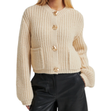 Ulrikke Knit Cardigan Beige