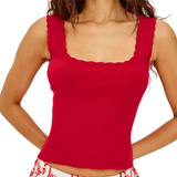Flore Tank Tomato