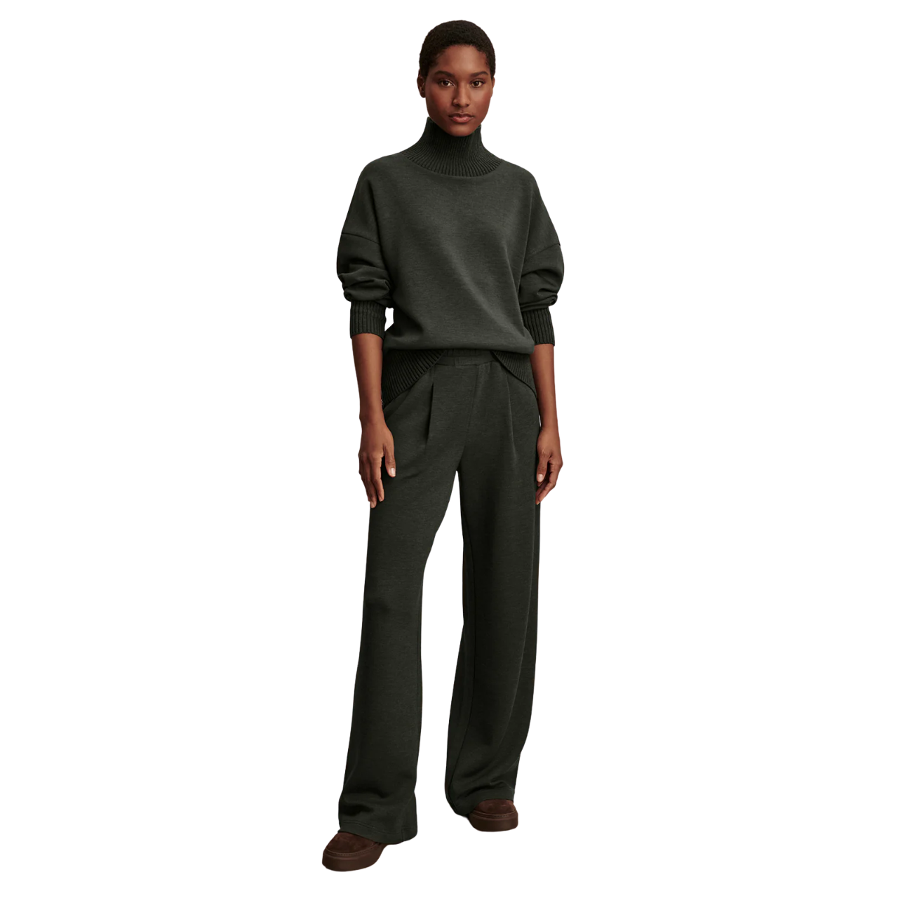 The Extra Wide Leg Pant 29.5 Olive