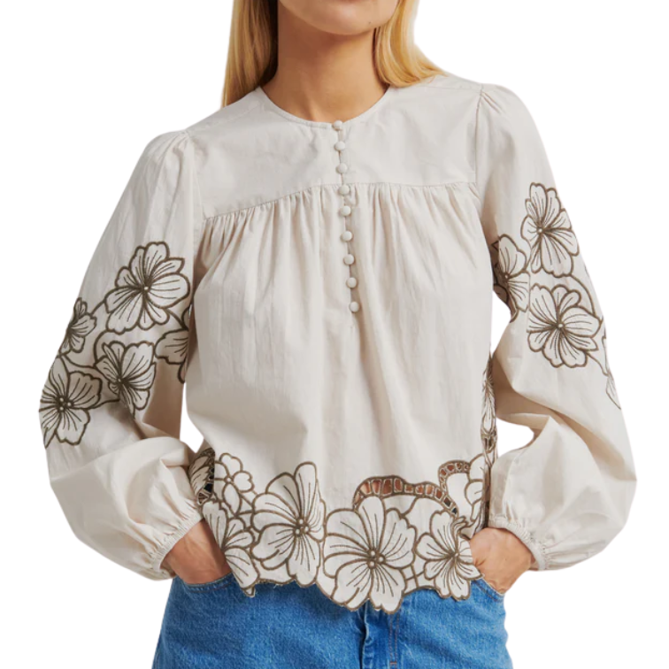 Elinor Blouse Beige
