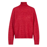 Brookline Knit T-Neck Red