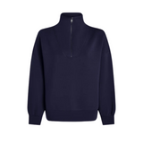 Hawley Half Zip Sweat Navy