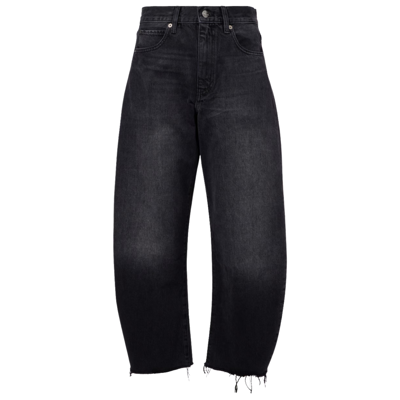 The Bubble Crop Washed Black