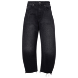 The Bubble Crop Washed Black