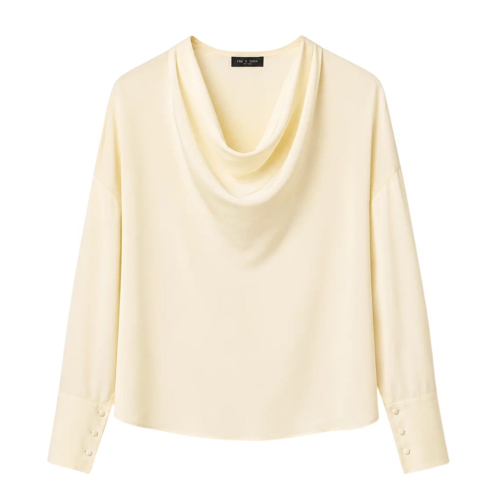 Vinnie Silk Blouse Ivory