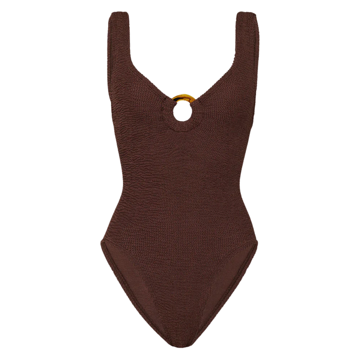 Celine Swimsuit Metallic Choco