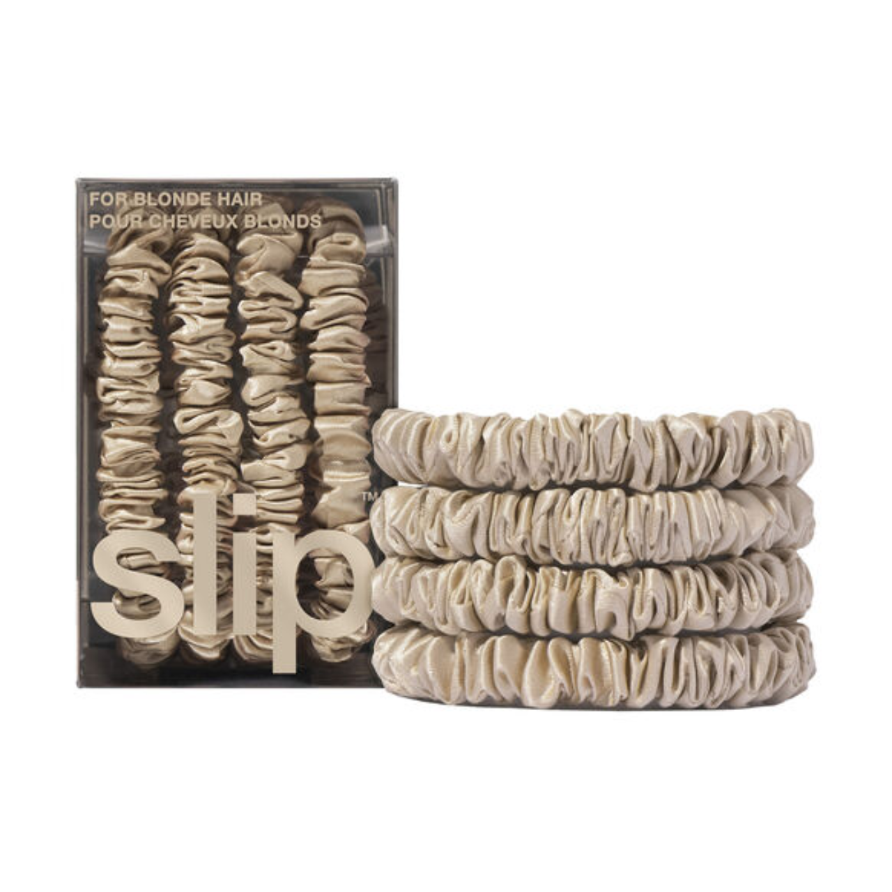 Back To Basis Skinny Scrunchies Blonde