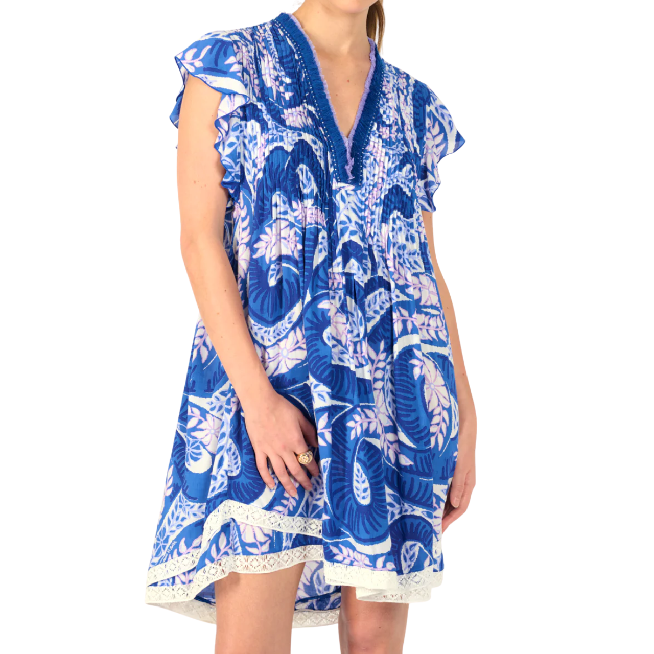Mini Dress Sasha Blue Holy Snake