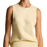 Bias Crew Neck Tank Sun Petal
