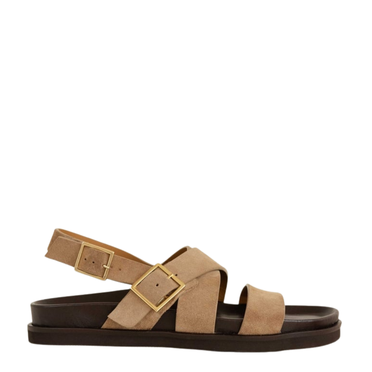 Nori Flat Sandals Antilope