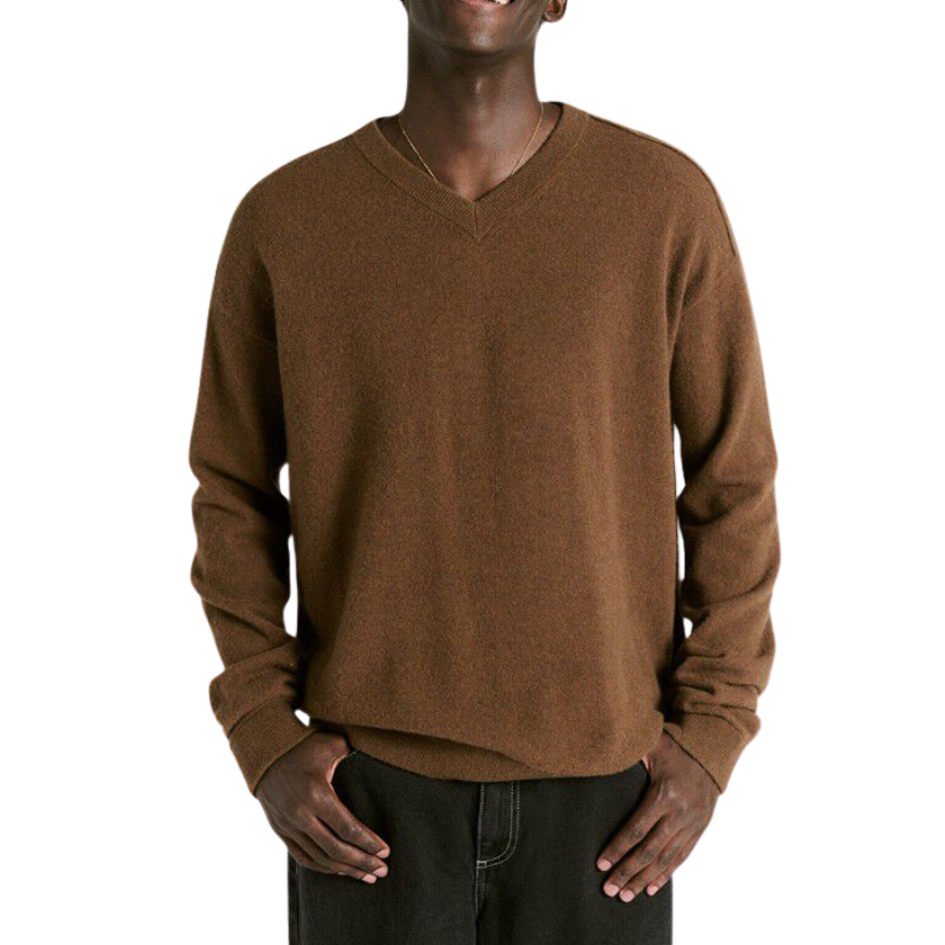 Raxon VNeck Knit Chestnut
