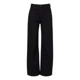 The Bow Crop Jean Black