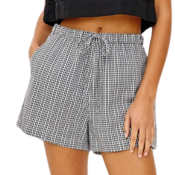 Jenner Short Black Gingham