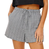 Jenner Short Black Gingham