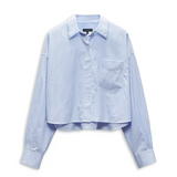 Marin Cropped Striped Shirt