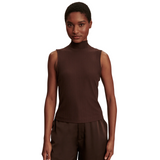 Caley Fitted Rib Tank Coffee Bean