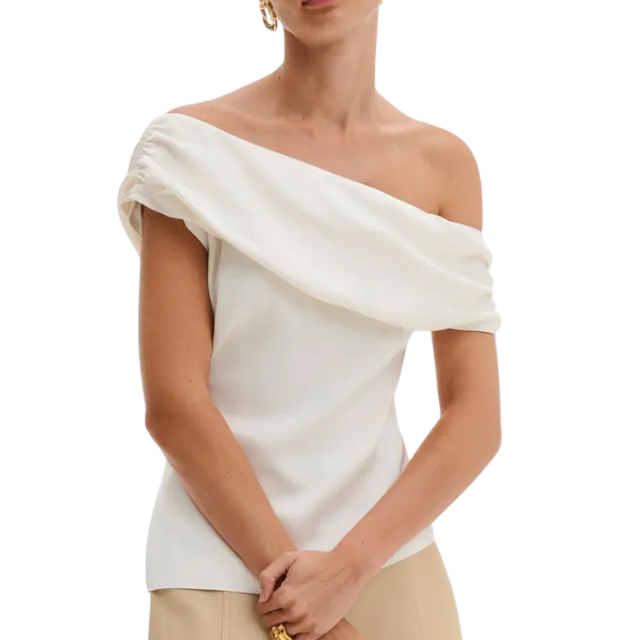 Seleah Asymmetrical Top Vanilla