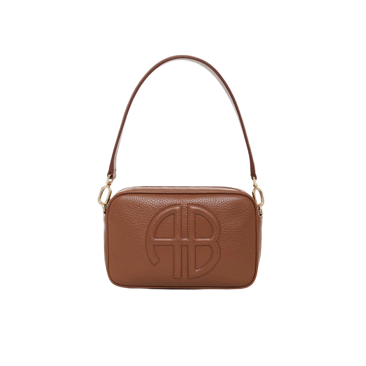 Lili Bag Cognac Pebbled