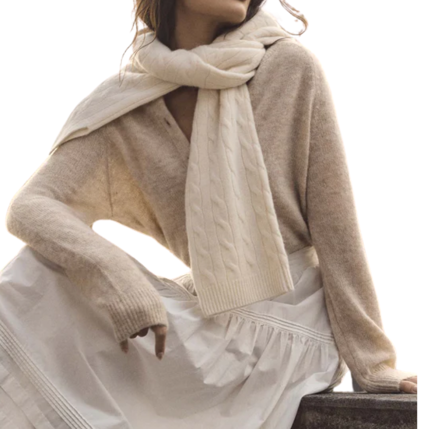 Petra Cardigan Hazelnut Creme