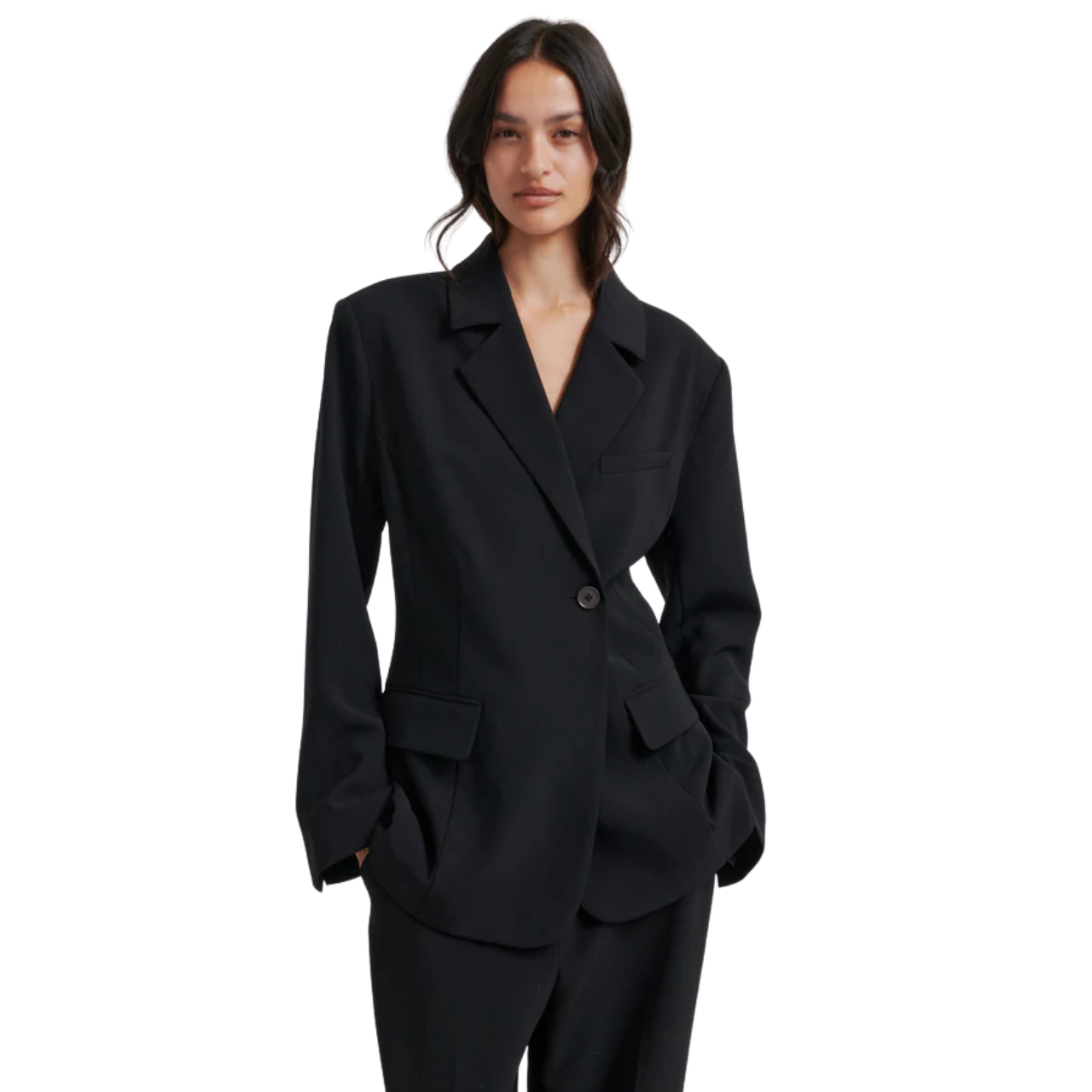 Fique Fitted Blazer Black