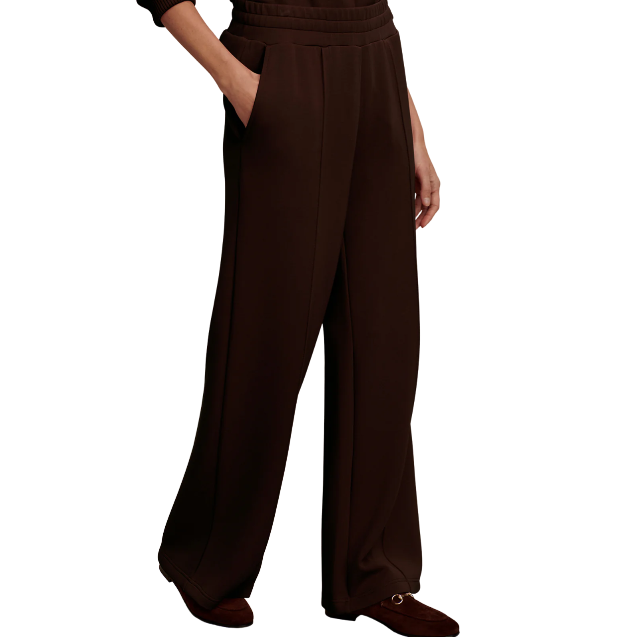The Wide Leg Pant 30" CoffeeBean