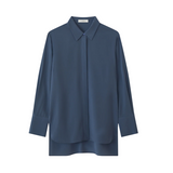 Bold Silk Blouse Mineral
