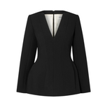 Ninni Cut-Out Shoulder Top Black