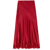 Ebony Skirt Crimson
