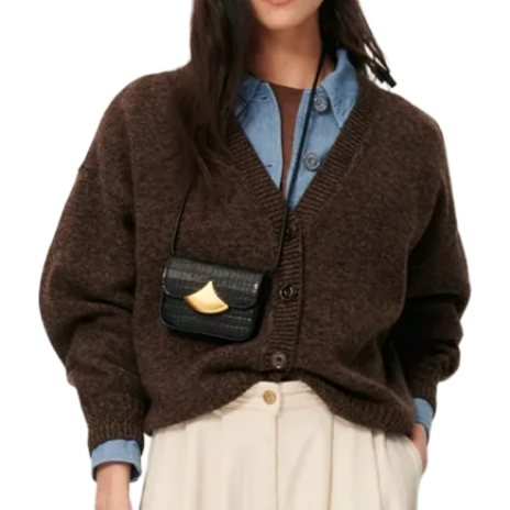 Sweet Monroe Cardigan Stone