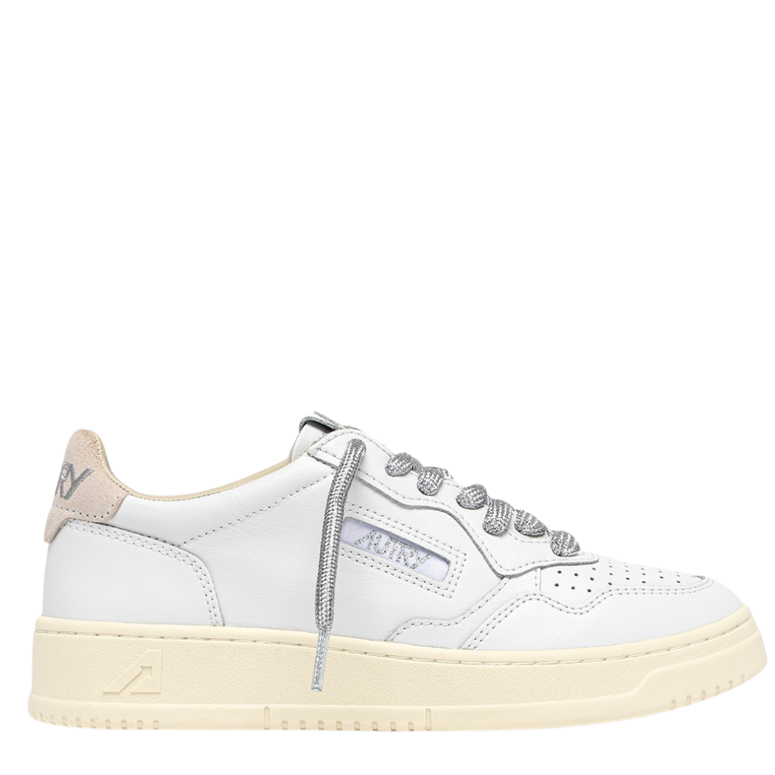 Medalist White Silver Trainers