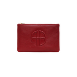 Lili Pouch Red Pebbled