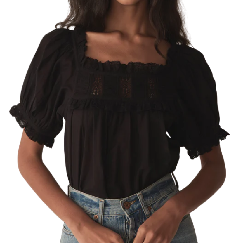 Frances Top Black