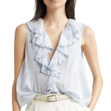 Hilda Top Alice Blue