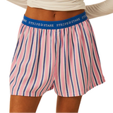 Ecovero Pyjama Shorts - Lazy Sundays Stripe