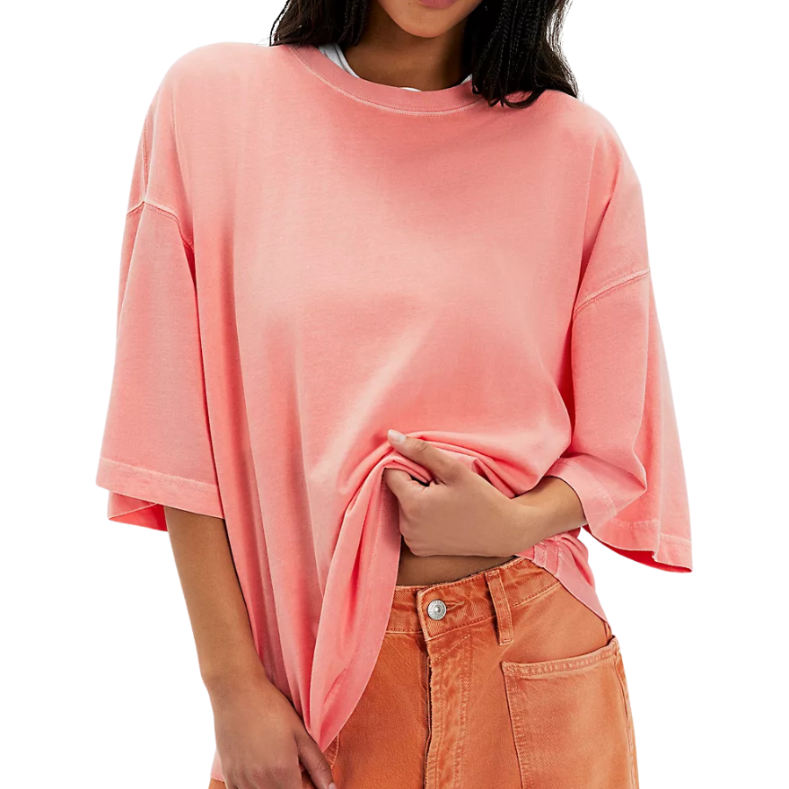 WFT Perfect Oversized Tee Coral