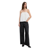 Rouched Tube Top White