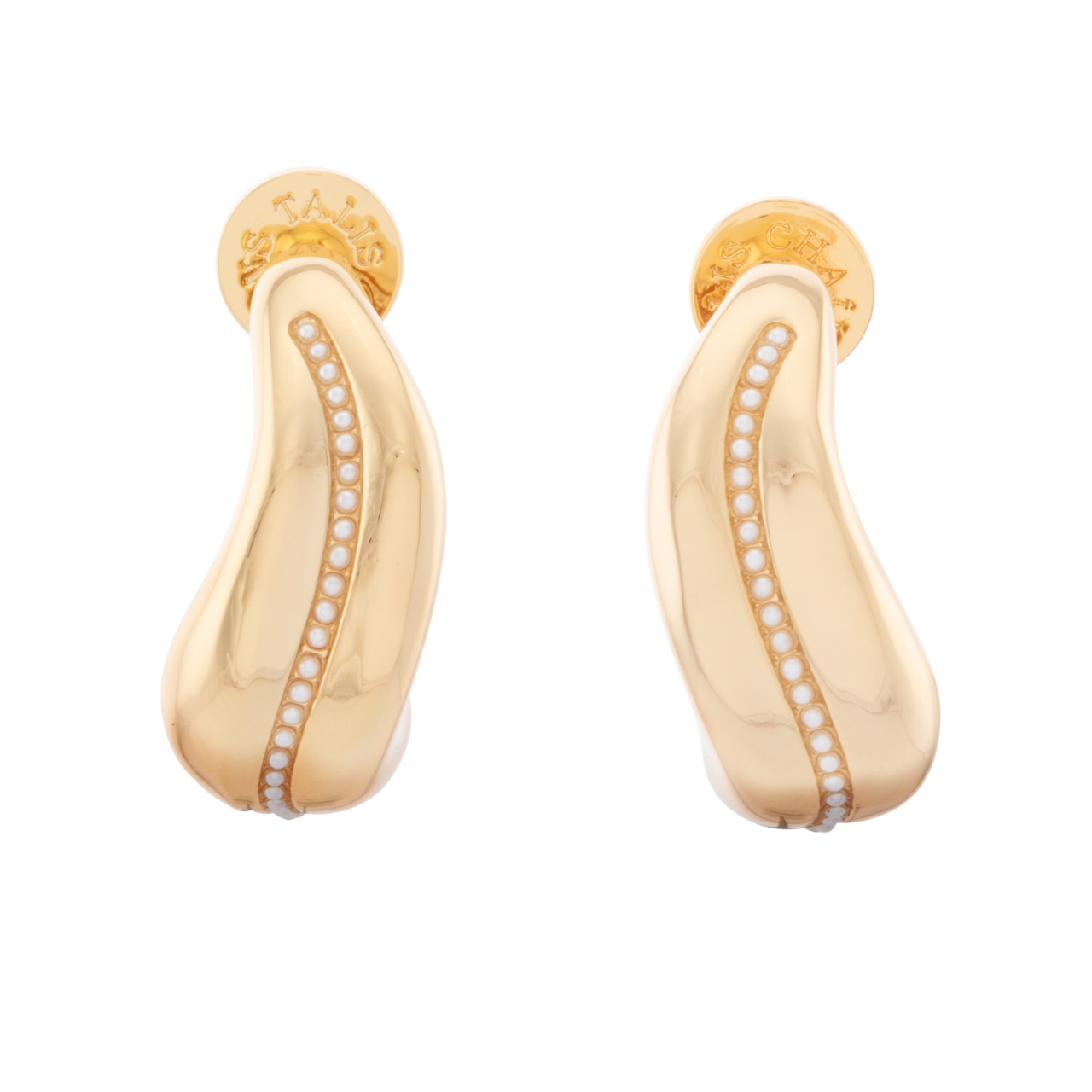 Wave Earrings Pearl