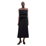 Sculpted Tube Dress Black