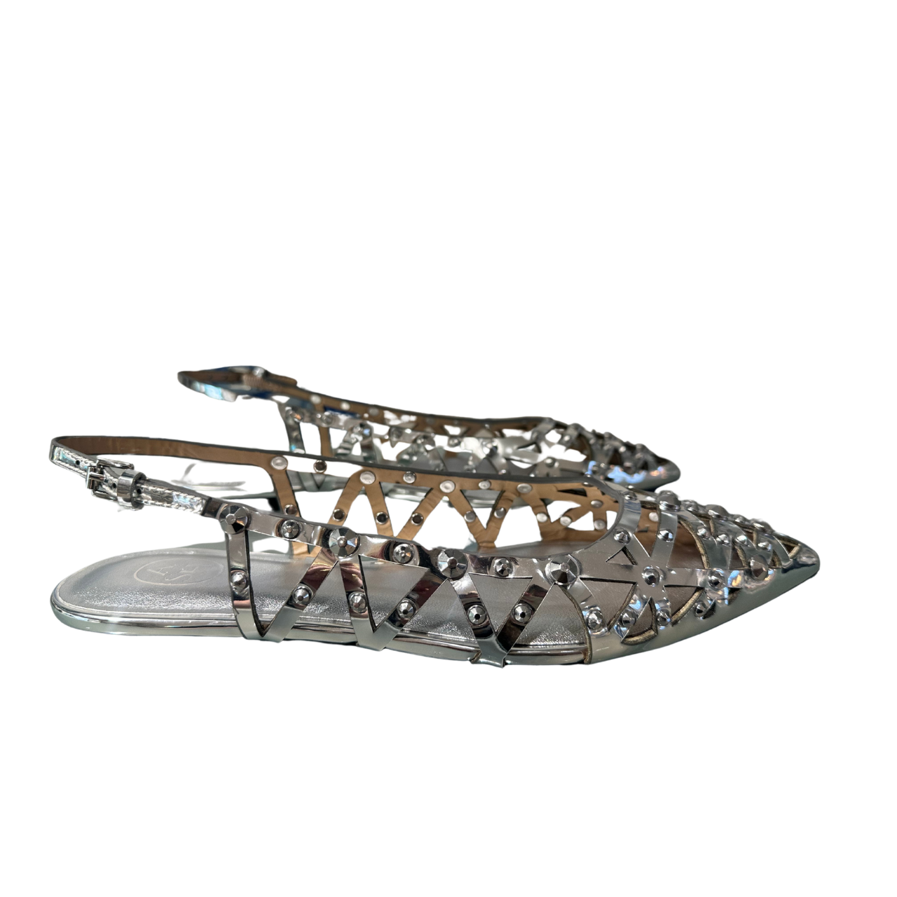 Bizarre Sling Back Silver