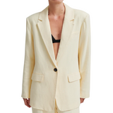 Lino Blazer Alabaster