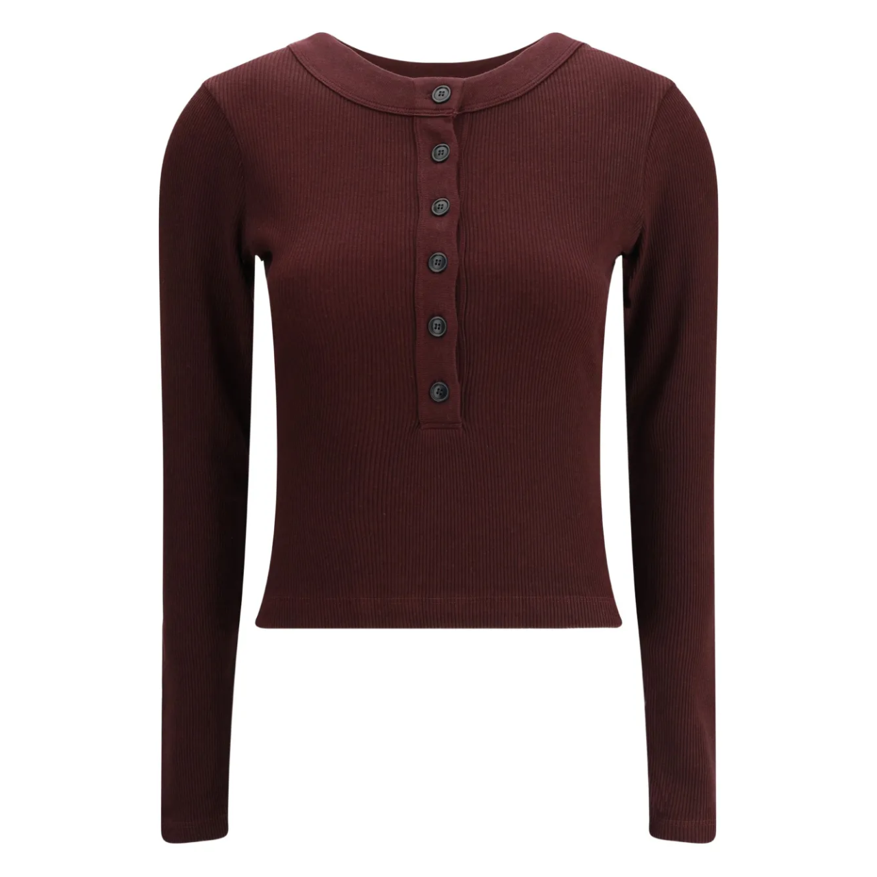 Varra Henley Top Brown