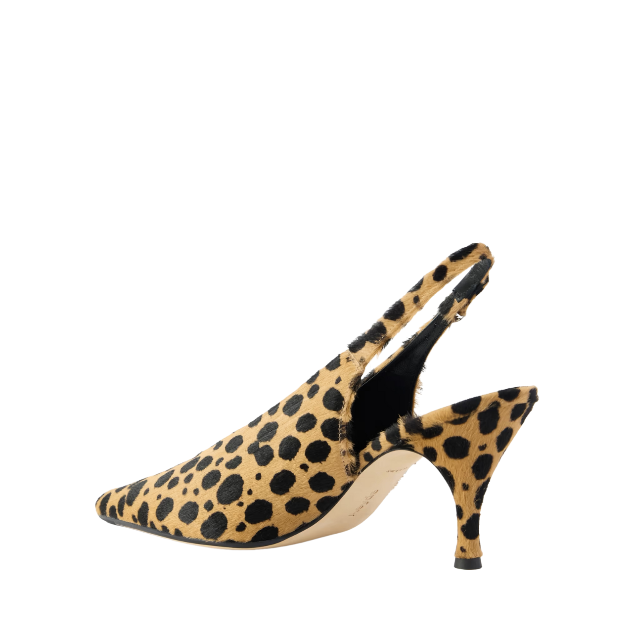 Carla Pony Hair Pumps Beige/Black