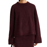 Niclas Short Sweater Bordeax