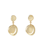 Bean Drop Earrings Gilded Gold