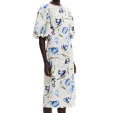 Victoria Midi Dress Tulip Blue