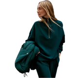 Hawley Half Zip Sweat Pine