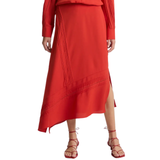 Pintuck Slip Skirt Poppy